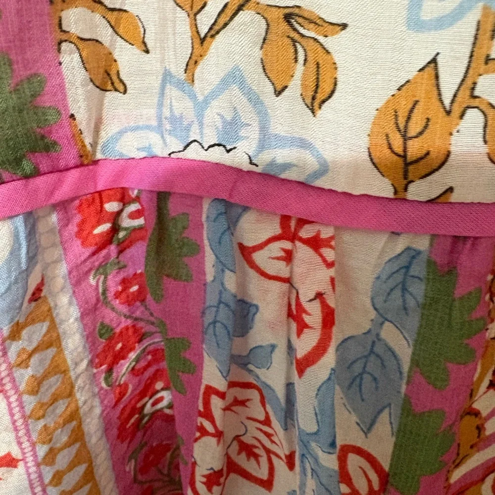 Umgee Pink and Blue Floral Dress - Picture 4 of 4